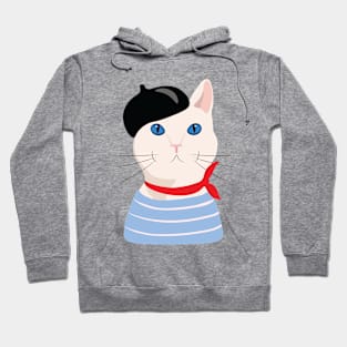 french cat Hoodie